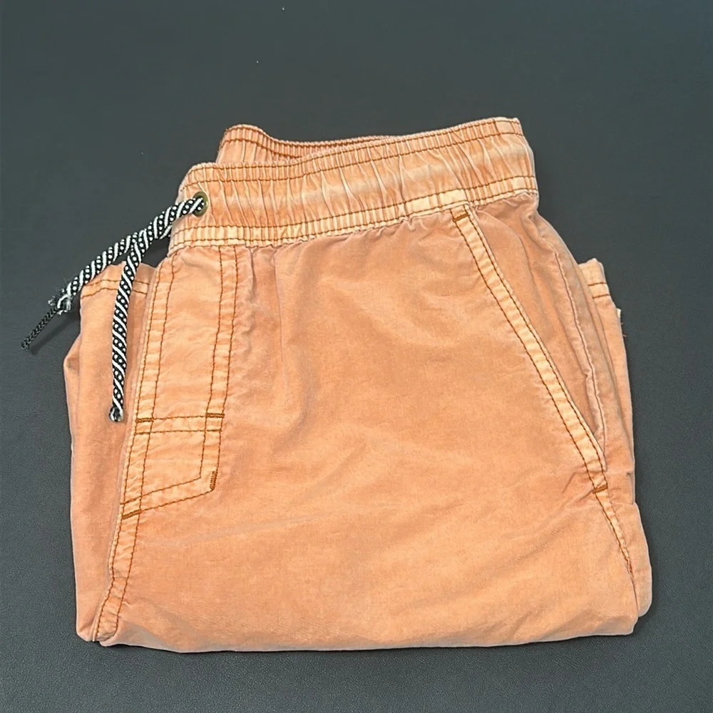 Orange Drawstring swim Shorts bathing suit boys 12/14